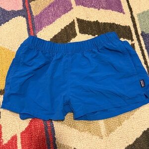 Patagonia 2.5” Inseam Bandana Blue Barely Baggies Shorts